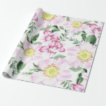 Pink Roses Boho Watercolor Blumenmuster Geschenkpapier<br><div class="desc">Ein boholisches Blumendesign zeichnet sich durch ein hübsches,  rosa Aquarellmuster der Blume aus. Bitte kontaktieren Sie mich,  wenn Sie besondere Wünsche haben.</div>