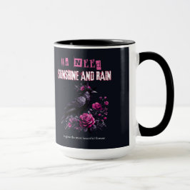 Pink Roses Gothic Mug Tasse