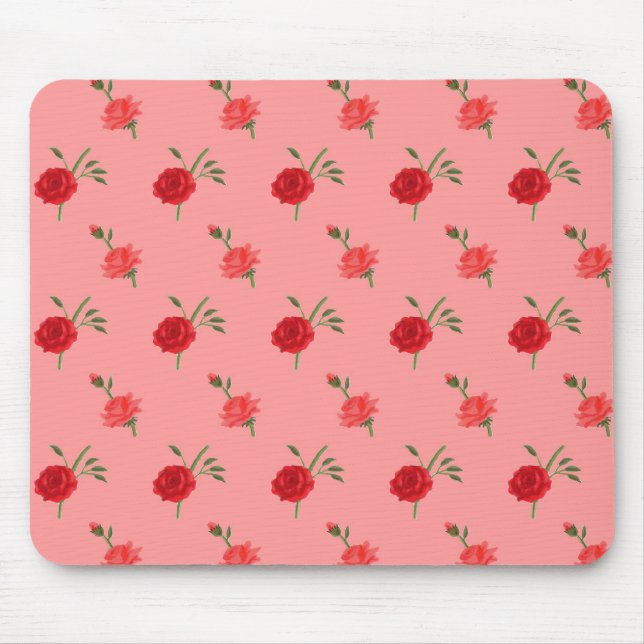 Pink roses mousepad (Vorne)