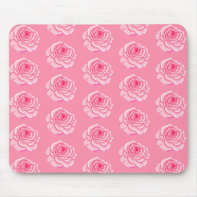 Pink roses mousepad (Vorne)