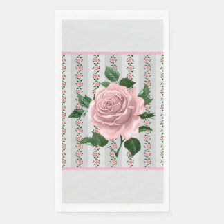Pink Roses Paper Napkin Serviette