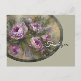 Pink Roses Postkarte