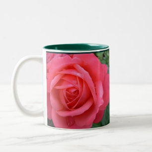 Pink Roses Tasse Kaffee Cup Schöne Rose Dekoration