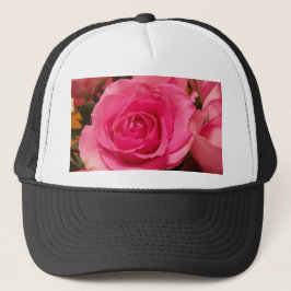 Pink roses truckerkappe