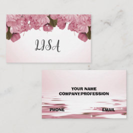PINK ROSES VISITENKARTE