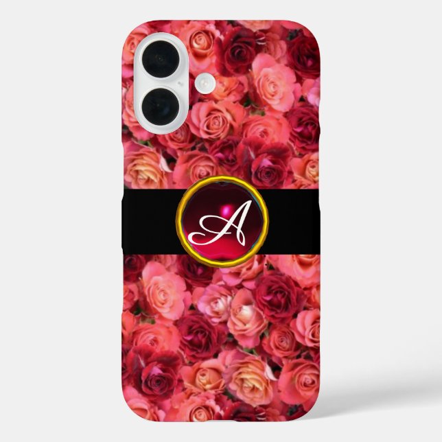 PINK ROTE ROSE FELD ,RED RUBY GEMSTONE MONOGRAMM TITLE_SEO2 (Rückseite)
