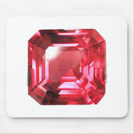 Pink Ruby Gemstone Mousepad