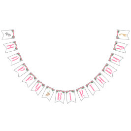 Pink Safari Wimpelkette