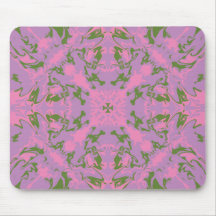 Pink Sage Abstract Mauspad