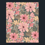 Pink Sage Green Flowers Leave Watercolor Poster<br><div class="desc">Dieses elegante und feminine Muster ist perfekt für die stilvolle und trendige Frau. Die Blume und Blätter sind in handbemaltem Aquarell-Rosa, mittelrosa, kastanienbraun, goldgelb und waldgrün gehalten. Es ist ein Land, hübsch, niedlich, einzigartig, künstlerisch und modern, die perfekte Ergänzung zu Ihrem persönlichen Stil. ***WICHTIGE HINWEIS FÜR DESIGN: Für individuelle Designanfragen,...</div>