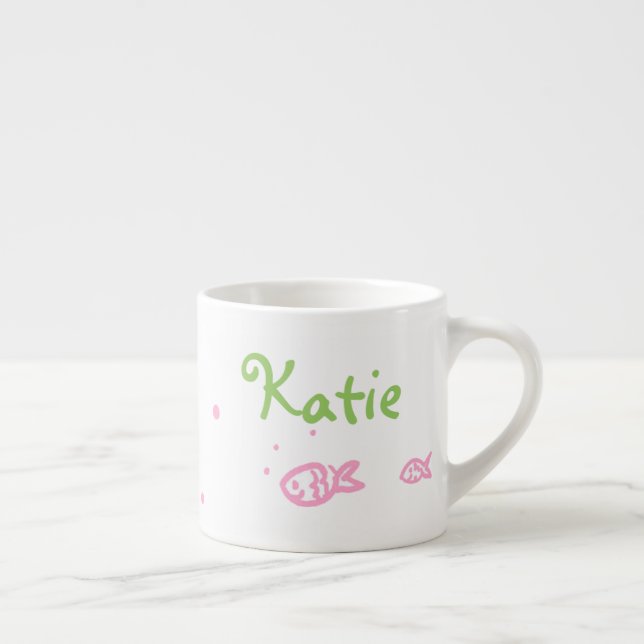 Pink Sailboat Cup Espressotasse (Rechts)