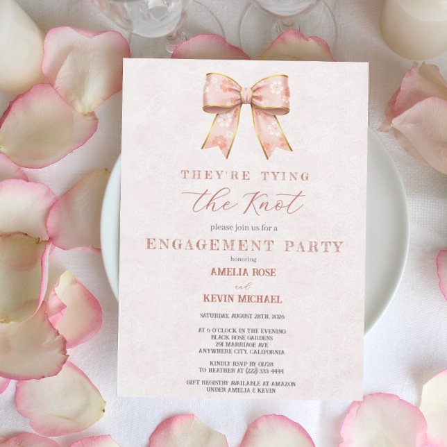 Pink Sakura Ribbon – Japanese-Inspired  Einladung (Von Creator hochgeladen)