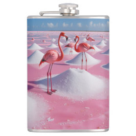 Pink salt flats flachmann