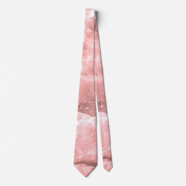 Pink Salt Rock Textures Krawatte (Vorderseite)