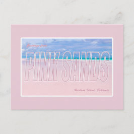 Pink Sands, Harbour Island, Bahamas Postkarte