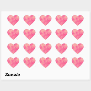 Pink Sandstorm Heart Sticker