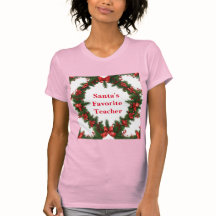 Pink Santa's Lieblings-Lehrer-T - Shirt