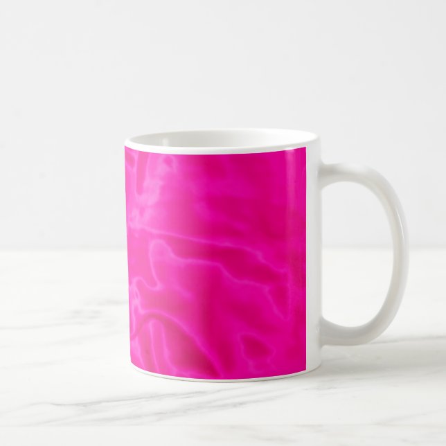 Pink-Satin-Kaffee-Tasse Kaffeetasse (Rechts)