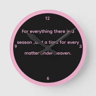 Pink & schwarze Pred. 3:1 Uhr
