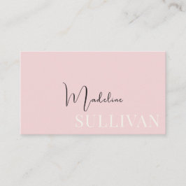 Pink-Script Visitenkarte