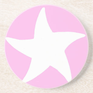 Pink Sea Star Getränkeuntersetzer