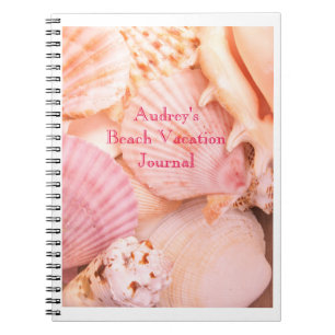 Pink Seashells Notizblock