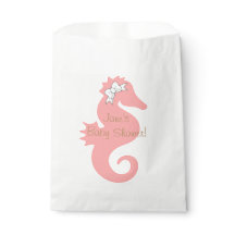 Pink Seepferd Babydusche Gefallen Taschen