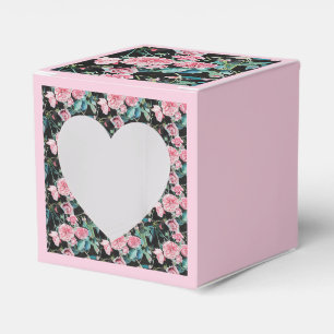 Pink Shabby Rose Blumenstrauß Tee Party Kuchen Gew Geschenkschachtel