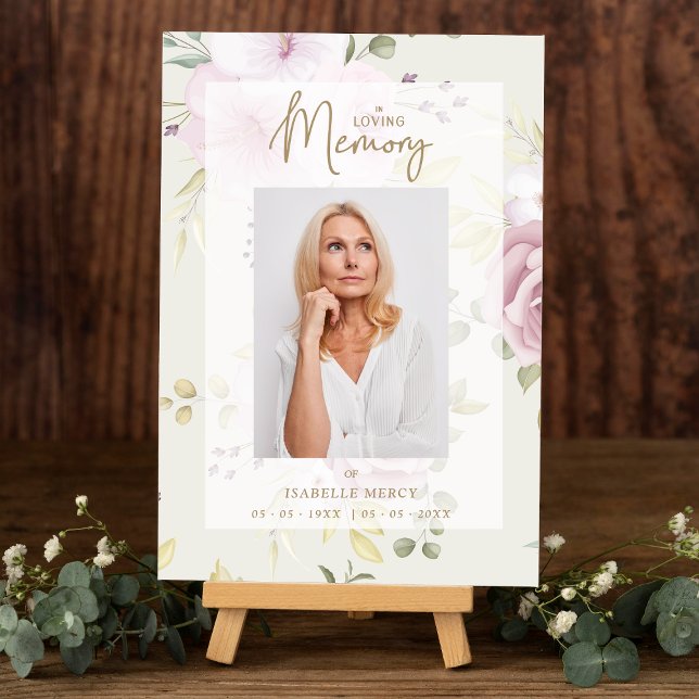 Pink Shades Botanisches Foto Traditionelles  Spaß Poster (Von Creator hochgeladen)