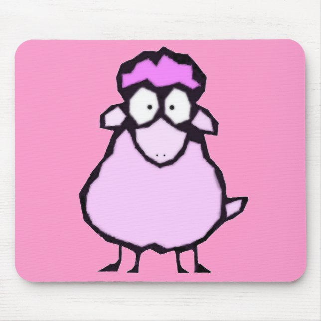 Pink Sheep Mousepad (Vorne)