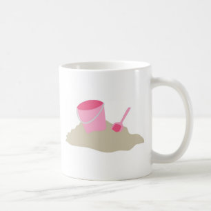 Pink Shovel and Pail Kaffeetasse