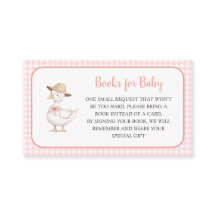 Pink Silly Goose Baby Shower Buchwunsch