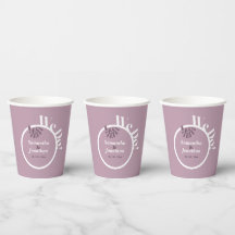Pink Simple Wedding Umschlag Aufkleber