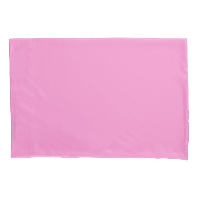 Pink Single Standard Pillowcase Kissenbezug (Vorderseite)
