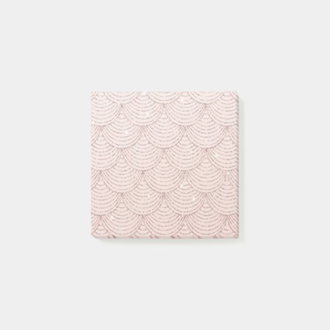 Pink-Skala - Nachhinweise Post-it Klebezettel (Vorderseite)