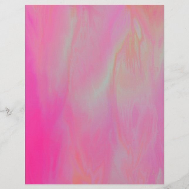 Pink Skies Bulk Scrapbook Paper Pages Flyer (Vorne)