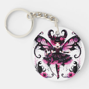 Pink Skorpion Astrologie Sternzeichen Skorpion Schlüsselanhänger