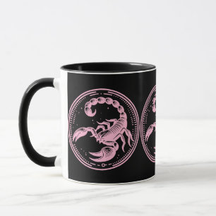 Pink Skorpion Astrologie Sternzeichen Skorpion Tasse