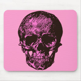 Pink Skull Mousepad