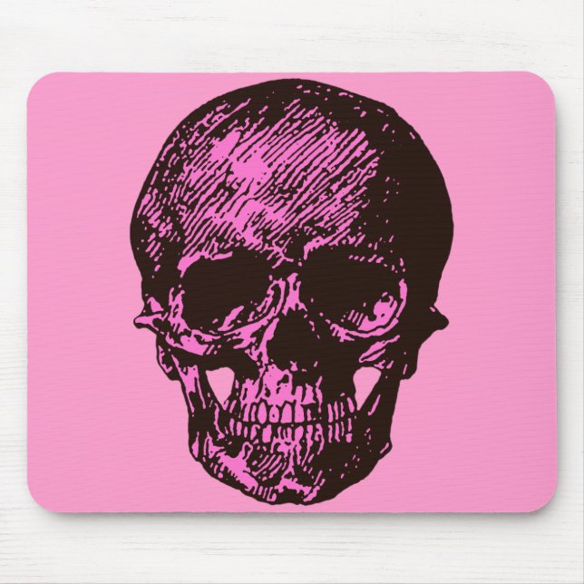 Pink Skull Mousepad (Vorne)