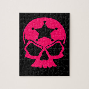 Pink Skull (schwarzer Hintergrund)