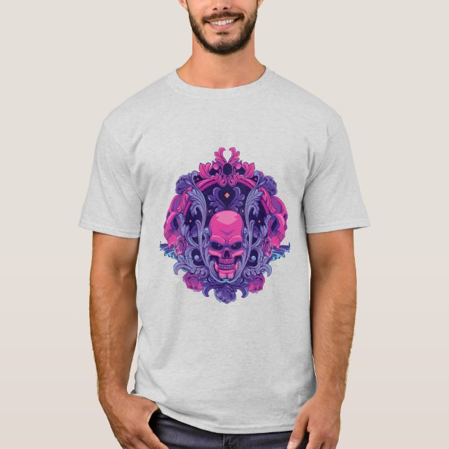 Pink Skull T-Shirt (Vorderseite)