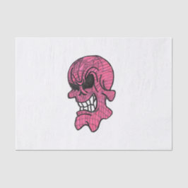Pink Skull Tissue Seidenpapier