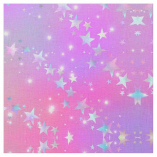 Pink Sky Combed Cotton Fabric Stoff