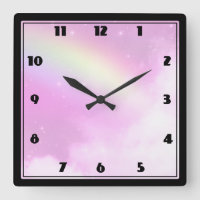 Pink Sky mit Lemon Gelber Regenbogen