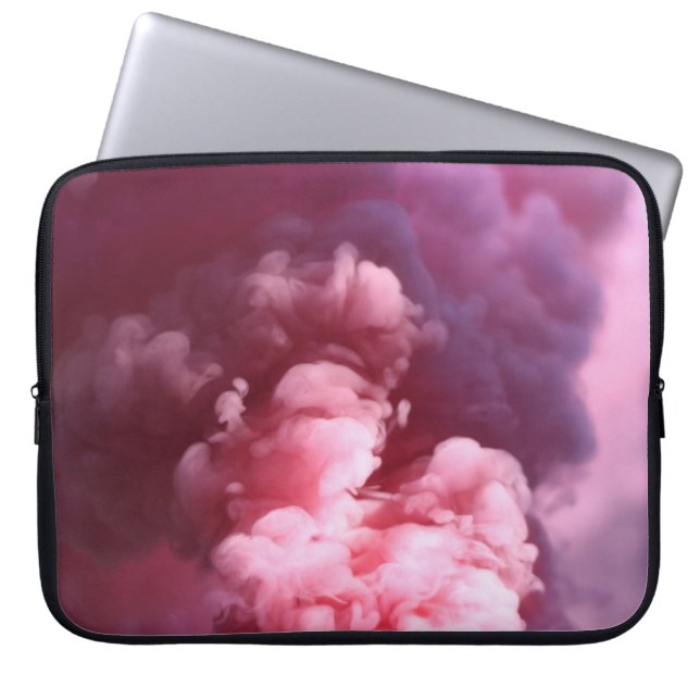 Pink smoke laptopschutzhülle (Vorderseite)
