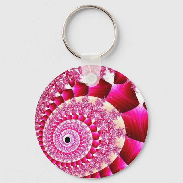 pink snail schlüsselanhänger (Vorderseite)