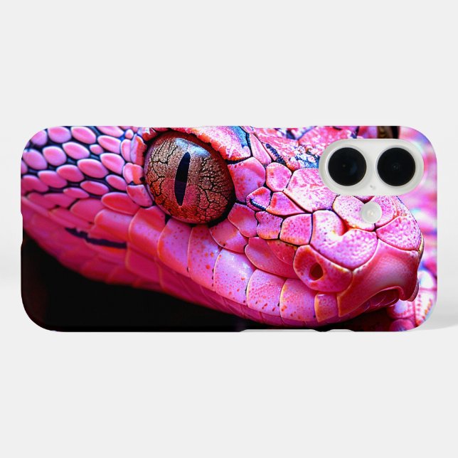 Pink Snake Handy Case (Rückseite (Horizontal))