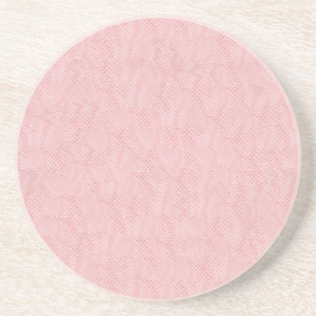 Pink Snake Skin Getränkeuntersetzer (Vorne)