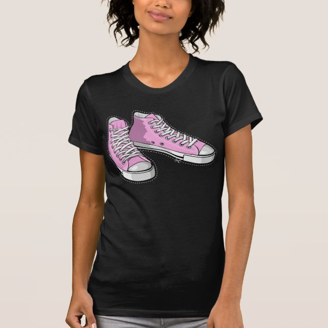 Pink sneakers T-Shirt (Vorderseite)